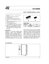 Datasheet HCF4099B производства STMicroelectronics